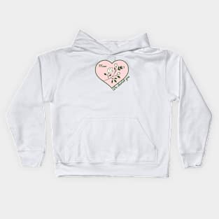 Family Hearts - Mom Kids Hoodie